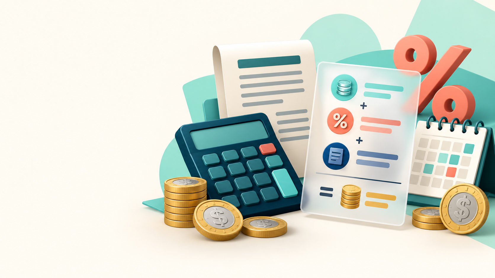 Calculadora y desglose del costo total de un crédito en pesos